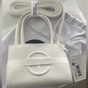 White Telfar Mini Bag